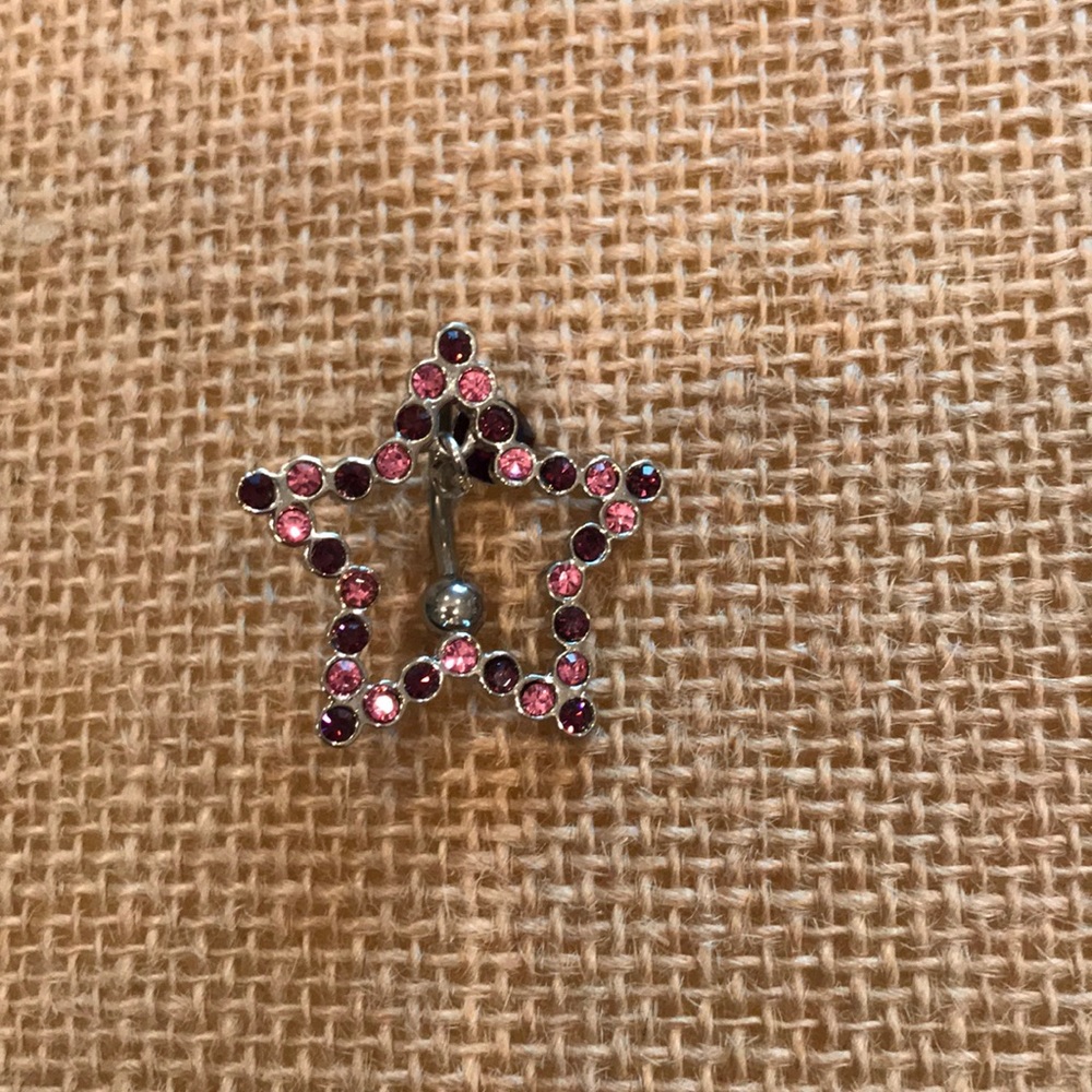 Star Belly Button Ring - image 1